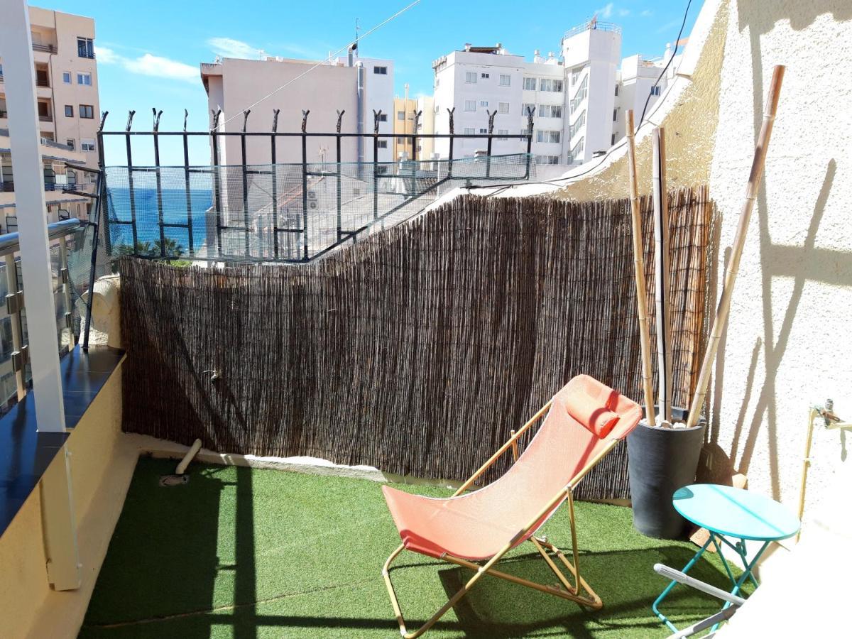 Ferienwohnung Atico Centrico, 50M De La Playa, Vista Al Mar, Wifi Fibra, Gran Terraza Calp Exterior foto