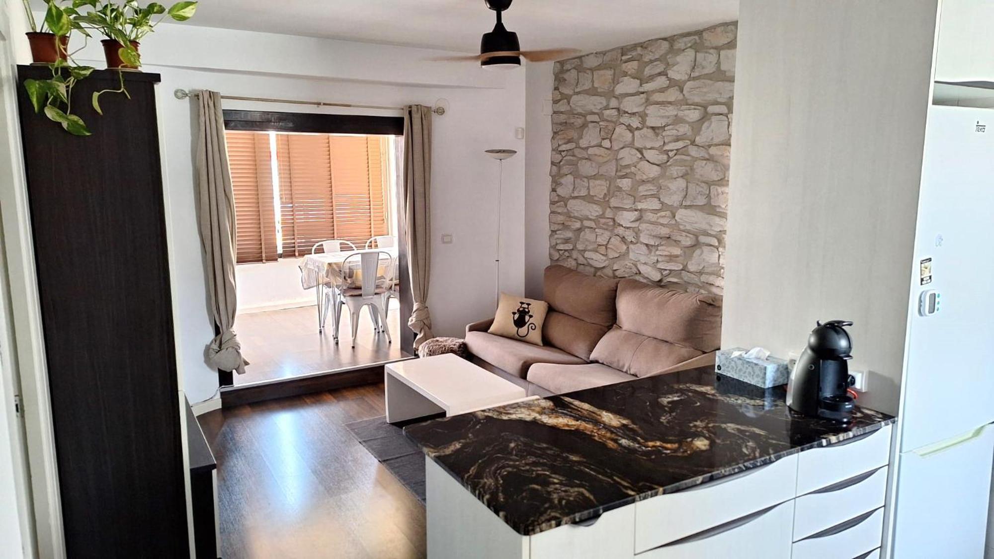 Ferienwohnung Atico Centrico, 50M De La Playa, Vista Al Mar, Wifi Fibra, Gran Terraza Calp Exterior foto