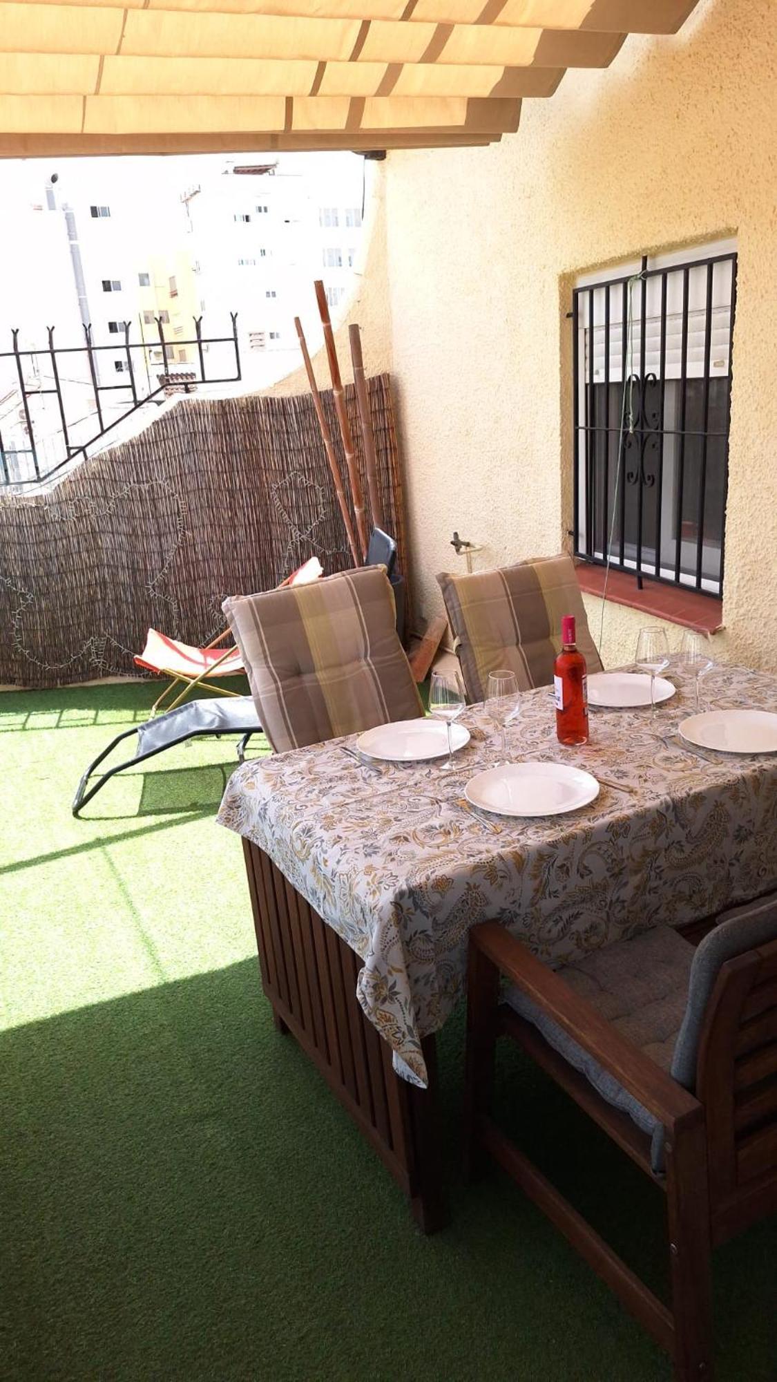 Ferienwohnung Atico Centrico, 50M De La Playa, Vista Al Mar, Wifi Fibra, Gran Terraza Calp Exterior foto
